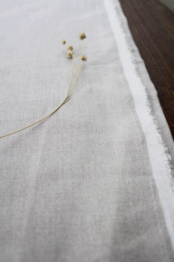 オーガニックリネン 生成り　Flax